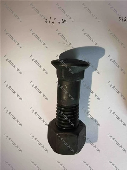 PARAFUSO E PORCA DA SAPATA DA TRILHA 3/4"X64